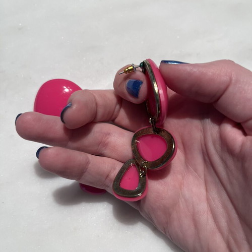 Asos pink earrings