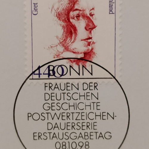 Germany 1998 first day cover stamp from Bonn