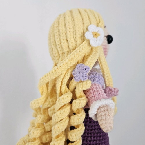 Rapunzel doll handmade like new