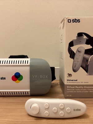 SBS virtual reality glasses used with remote control
