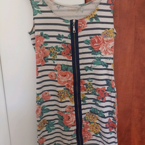 Women's short dress used with front zipper L/XL