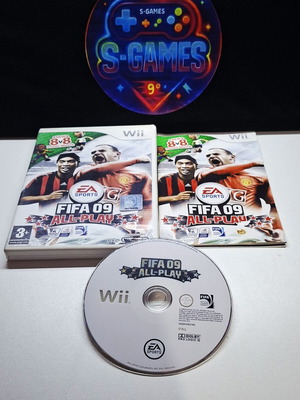 FIFA 09 All Play Nintendo Wii used, scratched but working