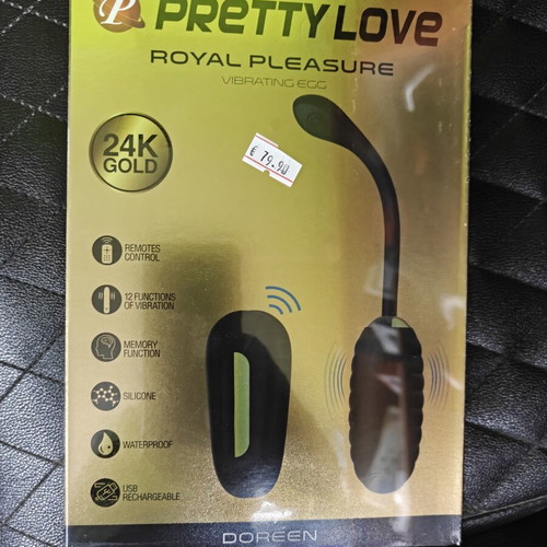 Pretty Love Royal Pleasure Gold vibrating egg new