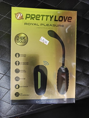 Pretty Love Royal Pleasure Gold vibrating egg new