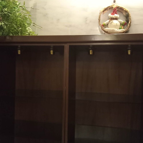 Showcase furniture with lighting like new, 3 pieces
