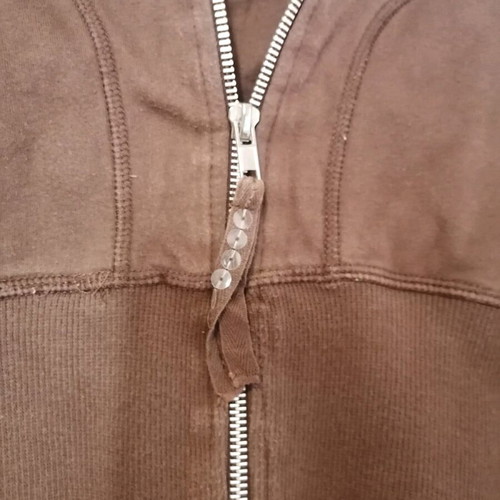 Freesoul sweatshirt jacket used, brown, size XS