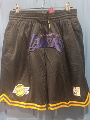 NBA Lakers shorts new, authentic