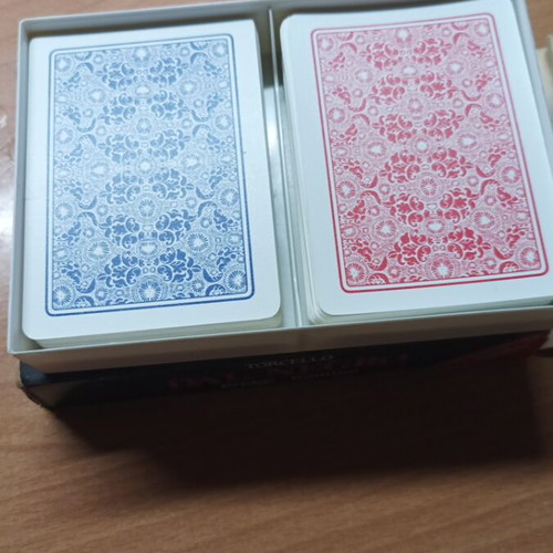 Torcello playing cards set used, 2 decks, 100% PVC, Dal Negro