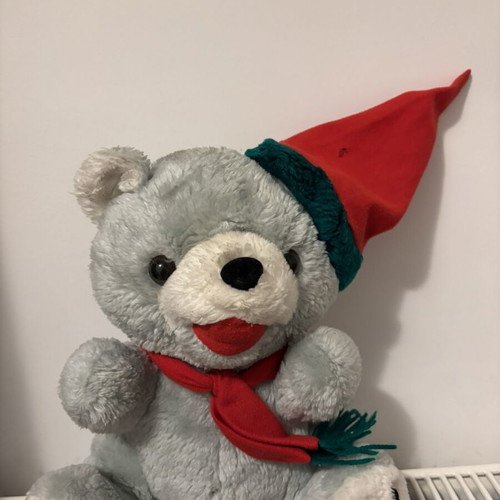 Arkoudaki Goody's plush bear used, moderate condition