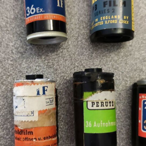 Black and white film pack of 5 used, 1950s–1960s