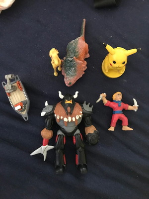 Vintage retro action figures and toys pack of 6 like new