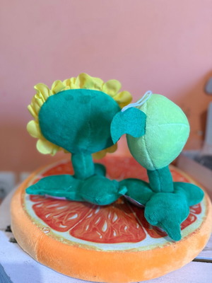 Σετ λούτρινα Plants vs Zombies Sunflower και Peashooter σαν καινούργιο