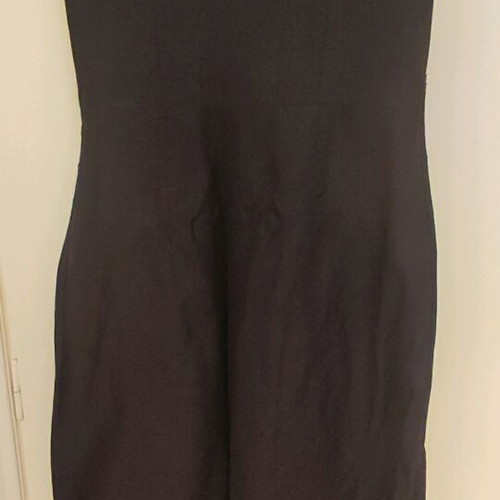 Black linen blend dress River Island like new, size S/M