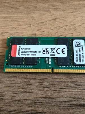 Kingston 32GB DDR4 3200MHz SODIMM laptop RAM used