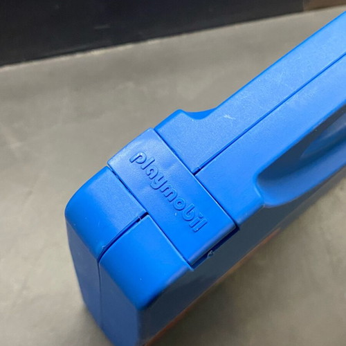 Playmobil case like new, blue color