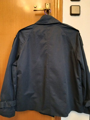 Mexx women's trench coat blue new, size L