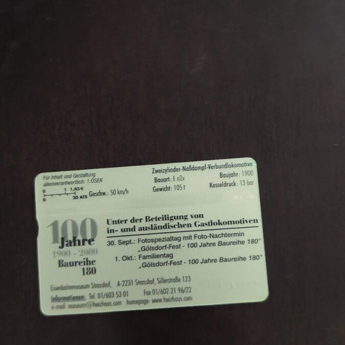 Austria phone card used, 1,010 copies