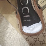 Gucci slingback ballerinas like new, size 35, beige and brown