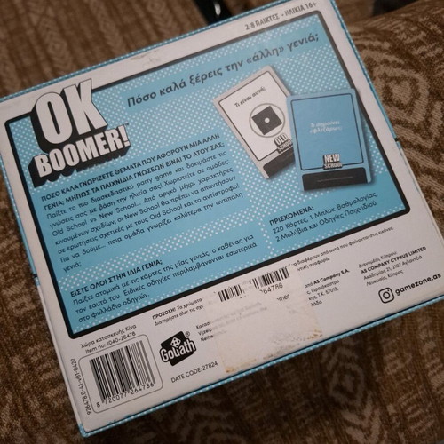 OK Boomer! Trivia Board Game New