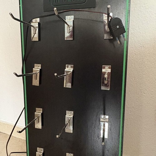 Wooden display stand with LED Neon lighting used