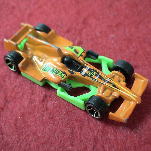 Hot Wheels Super Rigs Big Rig Heat used orange