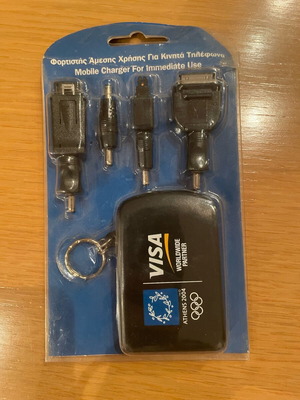 Mobile charger Visa Olympic Games 2004 like new