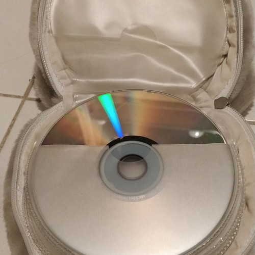 Plush CD case used, collectible, holds 10 CDs