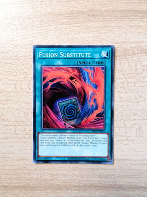 Yu-Gi-Oh! Fusion Substitute Spell Card near mint, common, 2016