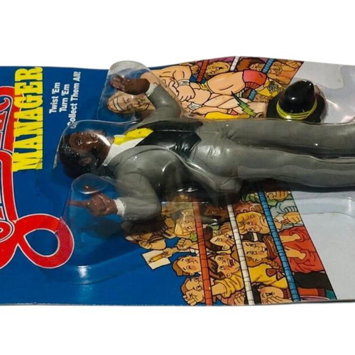 Vintage LJN Wrestling Superstars Manager Slick figure new, sealed card