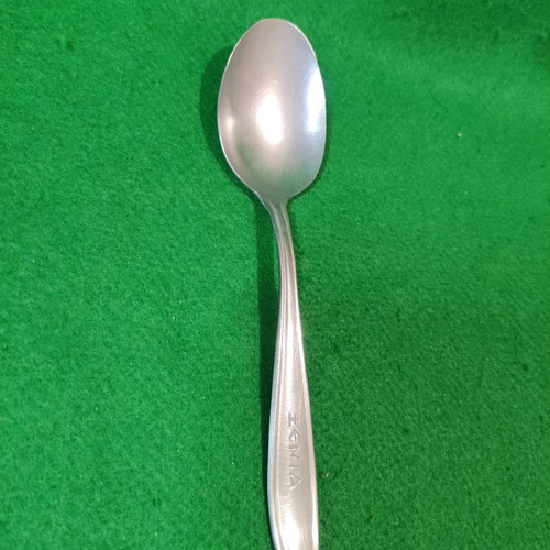 Xenia 1968 soup spoon used, Afentakis Rostfrei