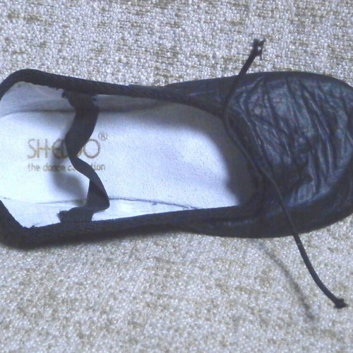 Soft Leather Sheddo Ballet Shoes Size 31 New Black