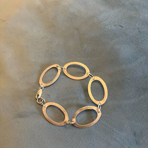 Silver 925 bracelet new, matte silver