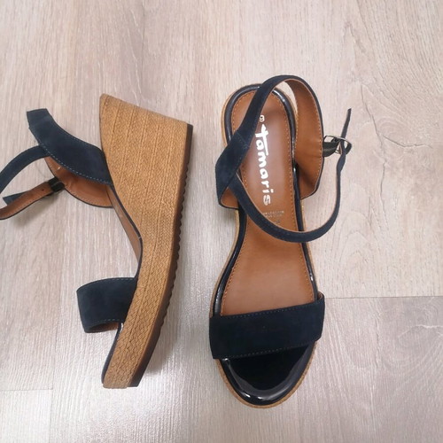 Tamaris new women's sandals blue, size 39