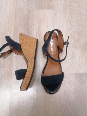 Tamaris new women's sandals blue, size 39