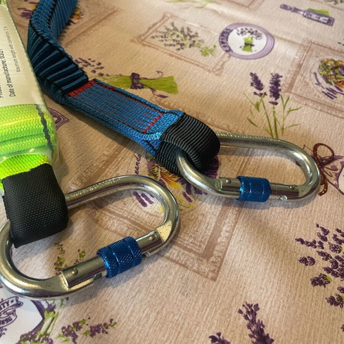 Miguel Miranda elastic lanyard with energy absorber new