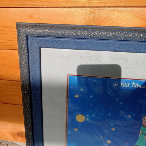 Le Petit Prince framed print used 45 x 40 cm
