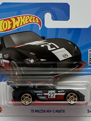 2015 Mazda MX-5 Miata Hot Wheels HW Modified car, black