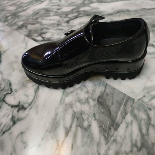Celestino black patent shoes new with buckle size 36