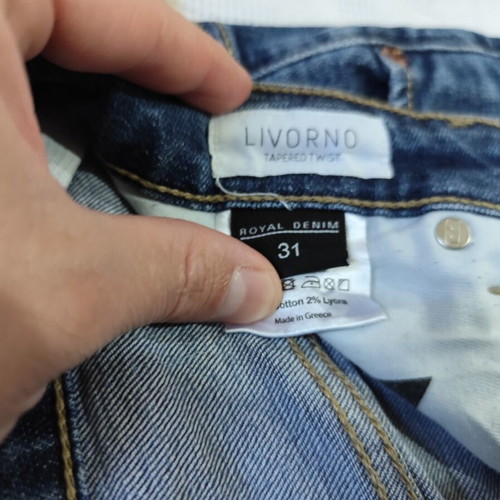Royal Denim Livorno Tapered Twist men's jeans like new, blue, size 31
