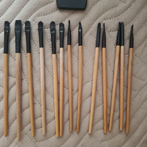 Makeup brushes set 14 pieces new for eyes lips and blush