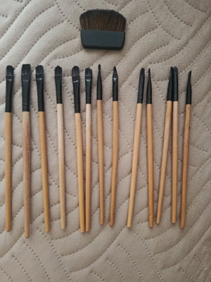 Makeup brushes set 14 pieces new for eyes lips and blush