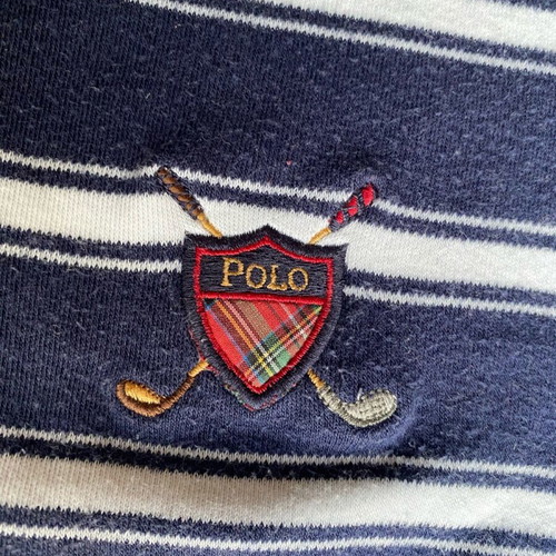 Polo Ralph Lauren navy blue striped size Small like new