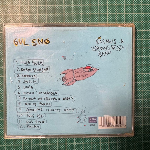 Rasmus & Verdens beste band Gul Sno CD used