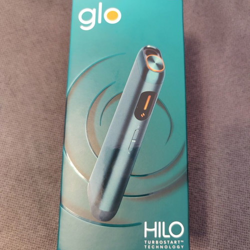Glo HILO tobacco heating device