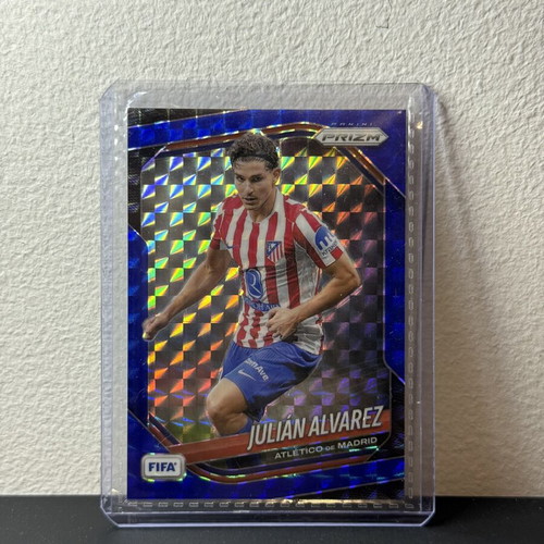Julian Alvarez Blue Mosaic /209 Numbered Panini Prizm 2025/26 Card new