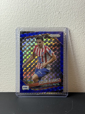 Julian Alvarez Blue Mosaic /209 Numbered Panini Prizm 2025/26 Card new