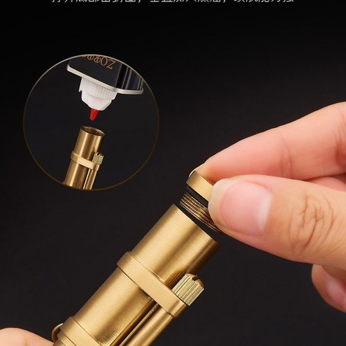 Windproof kerosene oil lighter metal new
