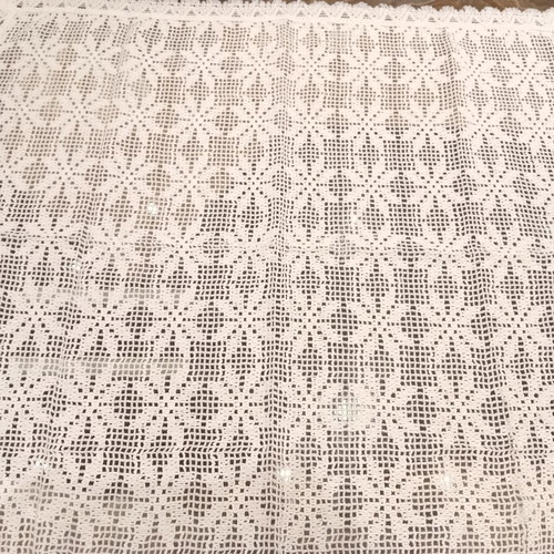 Handmade tablecloth like new 0.77×0.85