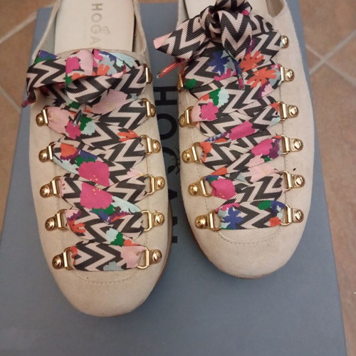 Hogan mules like new, beige, size 39.5