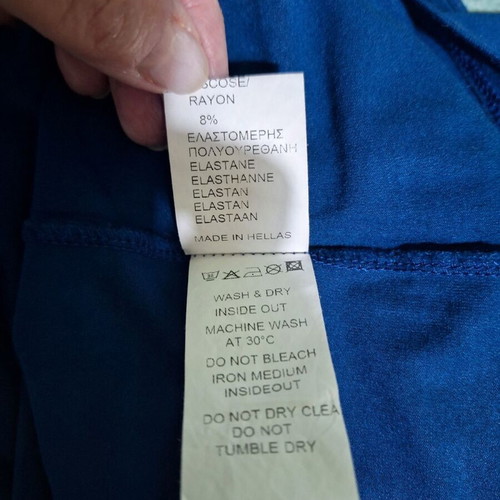 Attrattivo viscose blouse with short sleeves, petrol blue